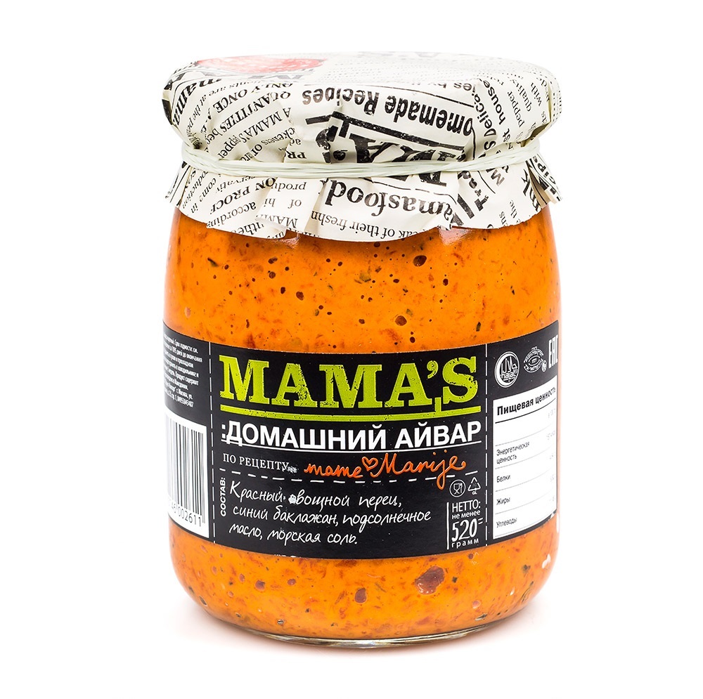 Айвар MAMA S Домашний консервы овощные закусочные 520г Северная ...