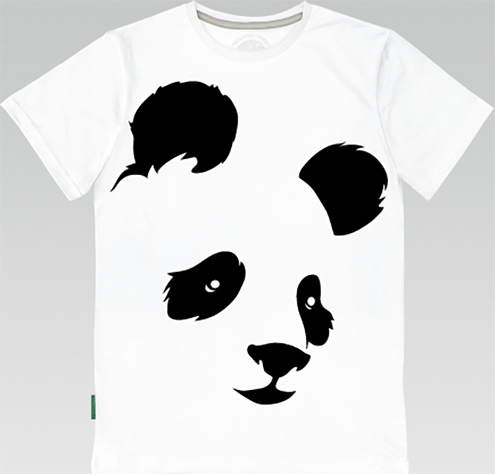 Панда на футболку