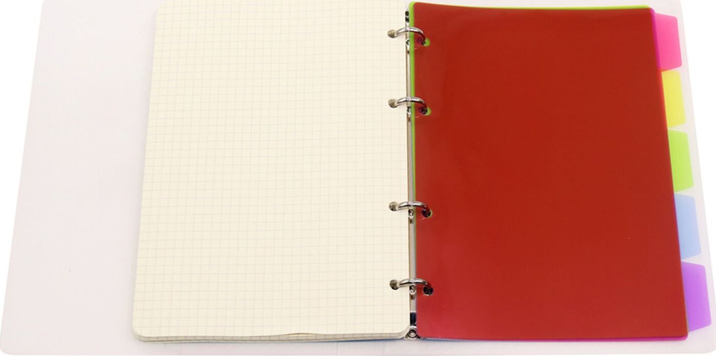 , а5, artspace, 4 цвета, пленка т/у. обложка с кольцами для сменных блоков. разворот записной книжки. ,. тетрадь со сменными блоками на кольцах а1.