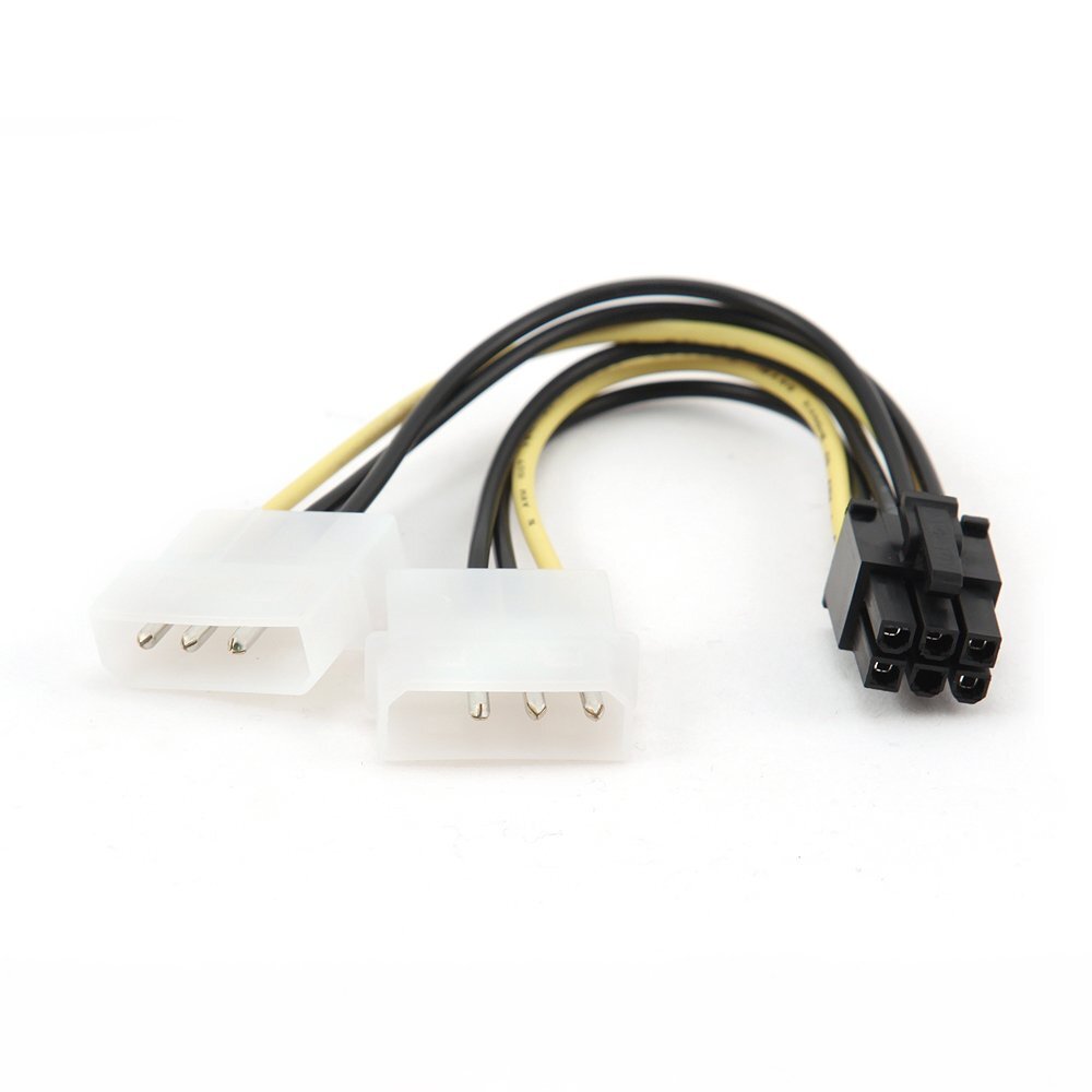 РазветвительпитанияCablexpertCC-PSU-6,2хMolex->PCI-E6pin