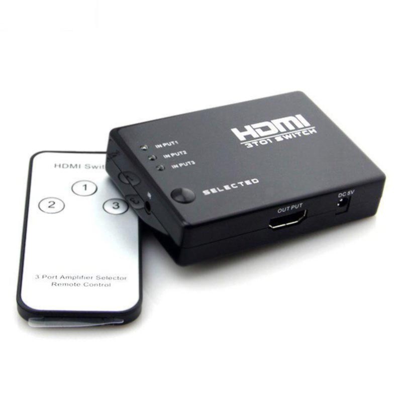 Разветвитель HDMI на 3 монитора (Черный)