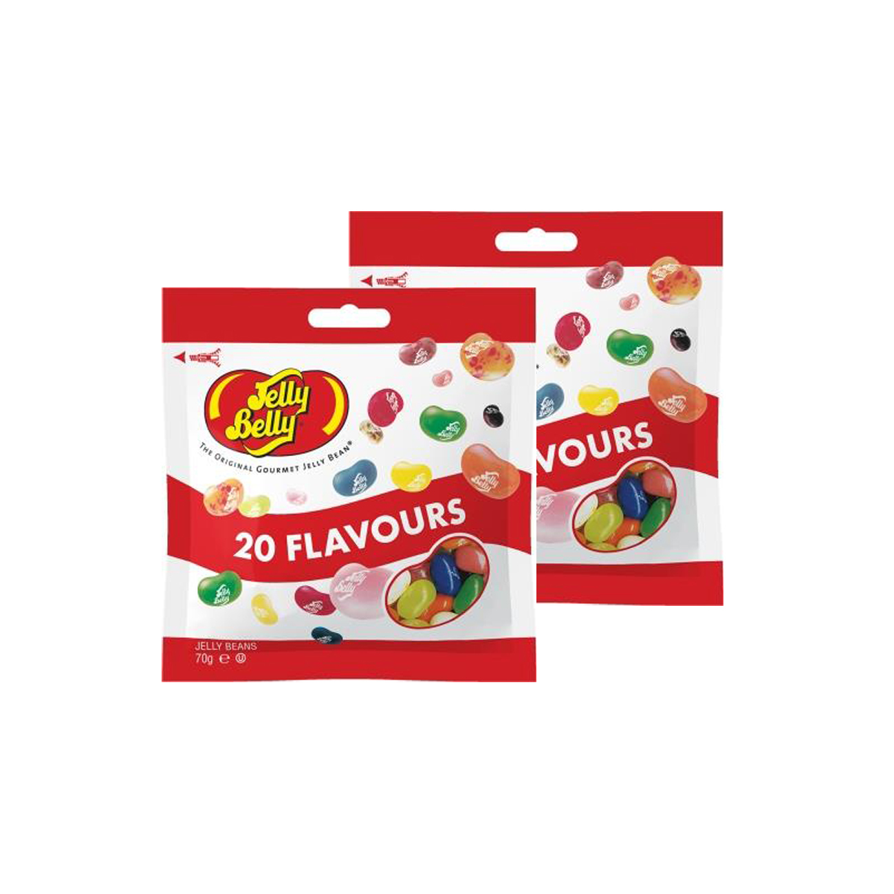 Драже жевательное Jelly Belly, ассорти 20 вкусов, 70 гх2шт (Таилан - купить  с доставкой по выгодным ценам в интернет-магазине OZON (180021881)