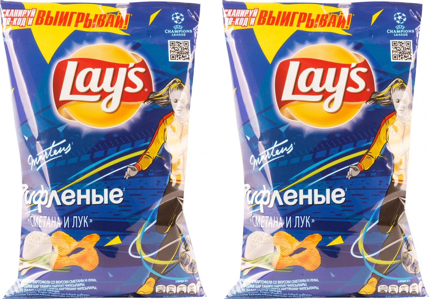 Чипсы lays сметана и лук 150г