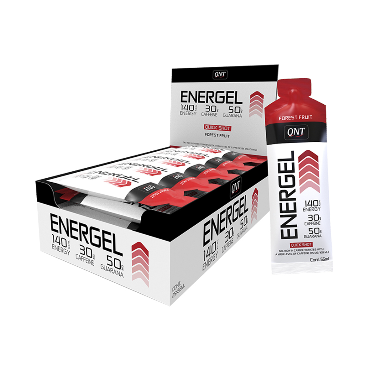 Энергетический гель QNT "ENERGEL" Лесные ягоды 25 шт x 55 мл — купить в ...