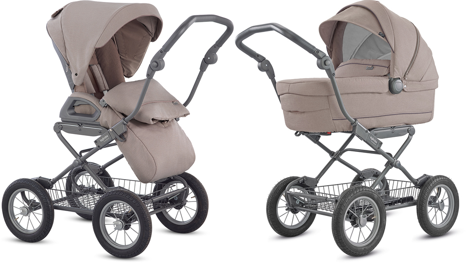 Коляска Inglesina Sofia Duo 2 в 1 на шасси Ergo Bike Alpaca Beige ...