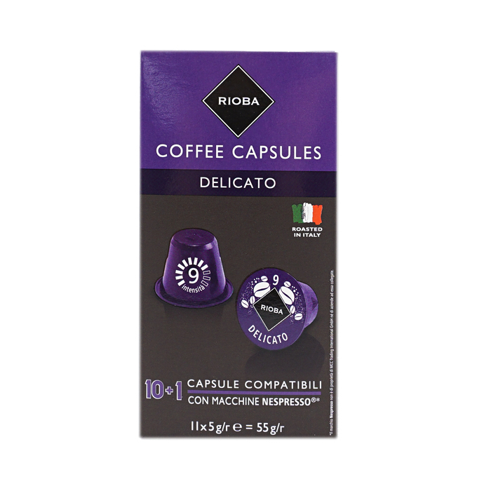 Кофе Rioba Espresso Delicato в капсулах 5 г 10 шт — купить в интернет ...