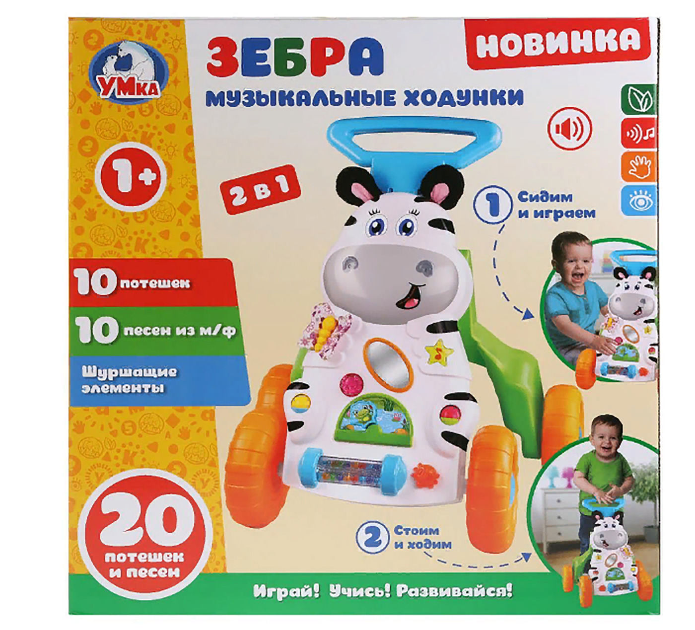 zebra push walker