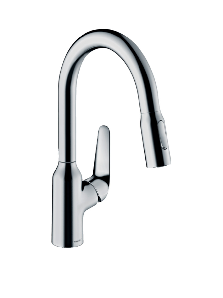 Смеситель для кухни hansgrohe logis 71280000 хром