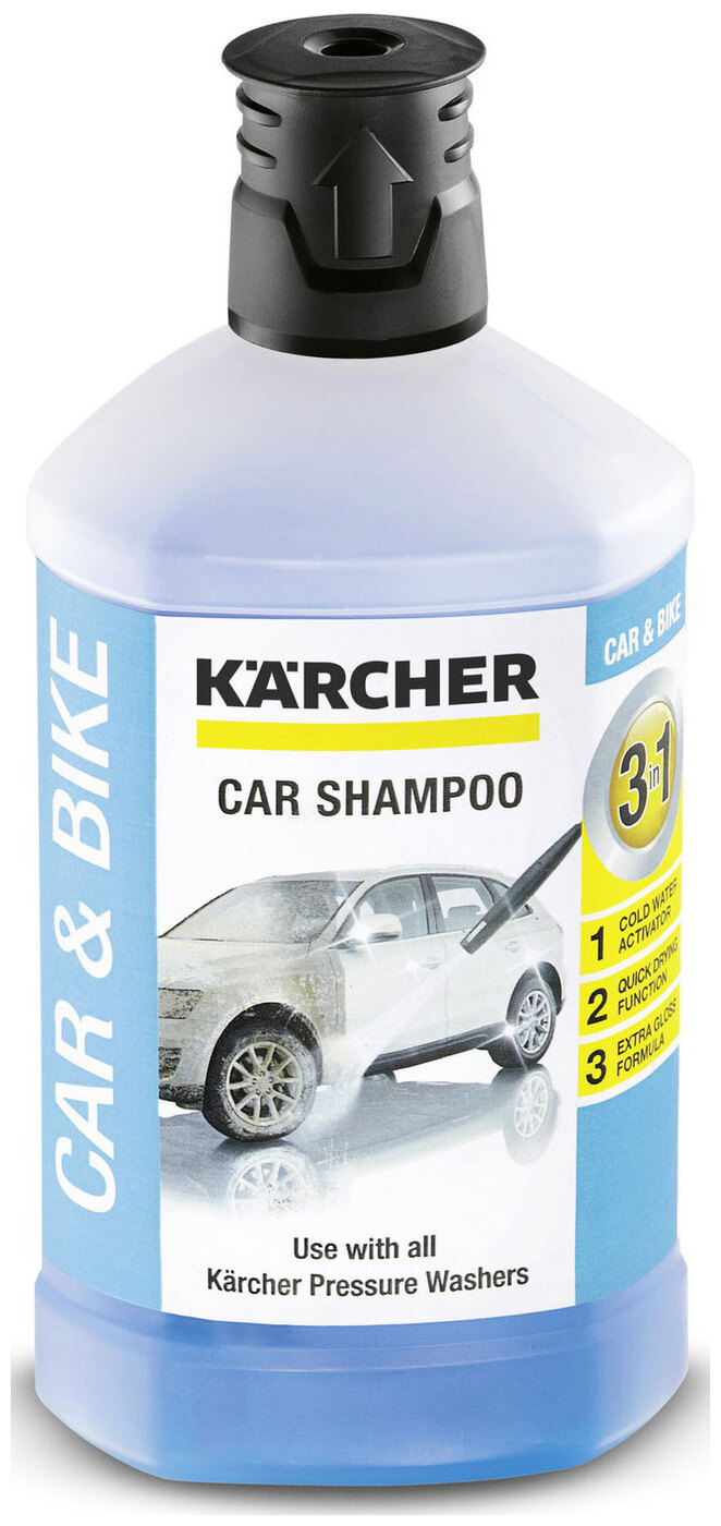 Профессиональный шампунь автомобильный 3 в 1 (1 л) Karcher rm 610 6.295-750