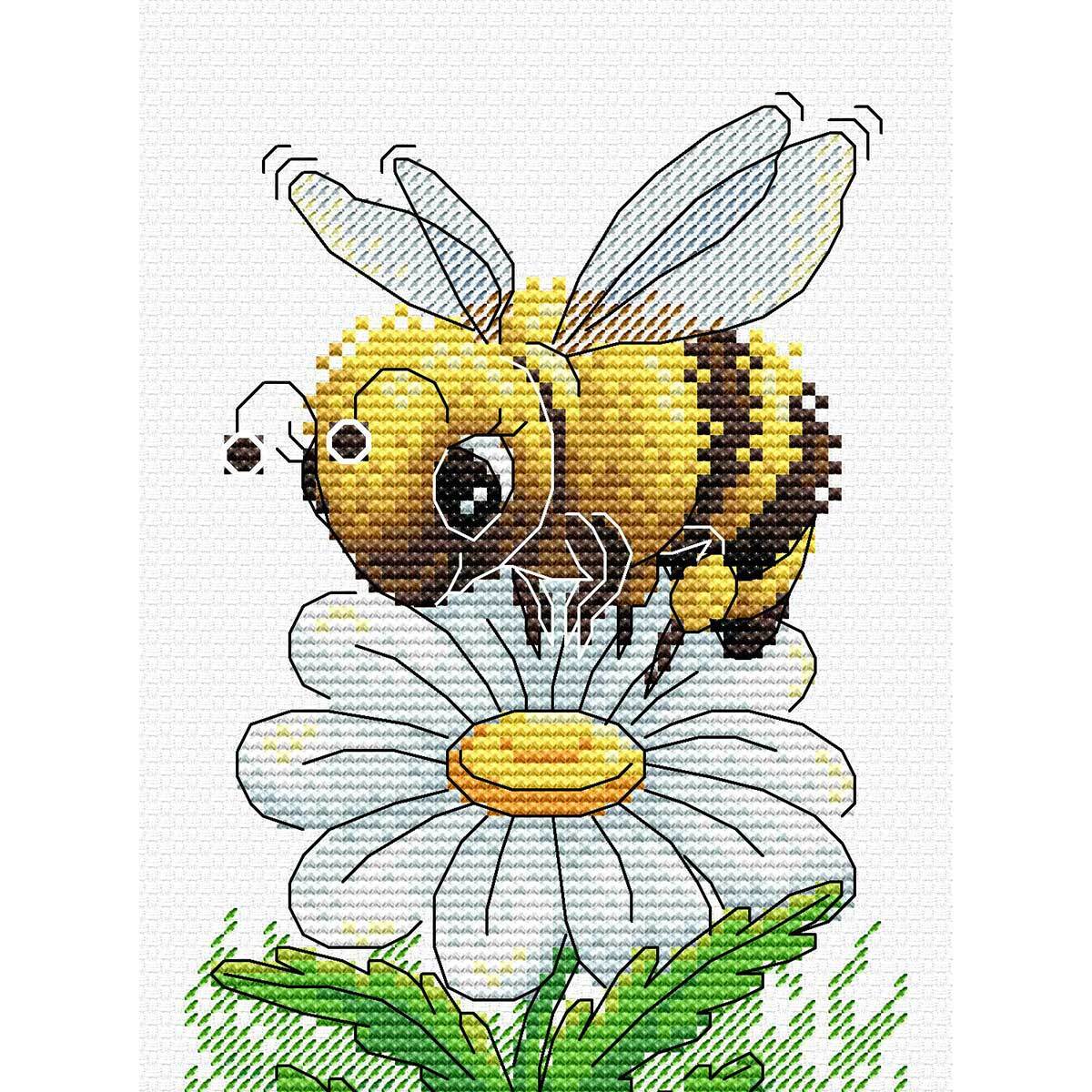 Вышивка Пчелка