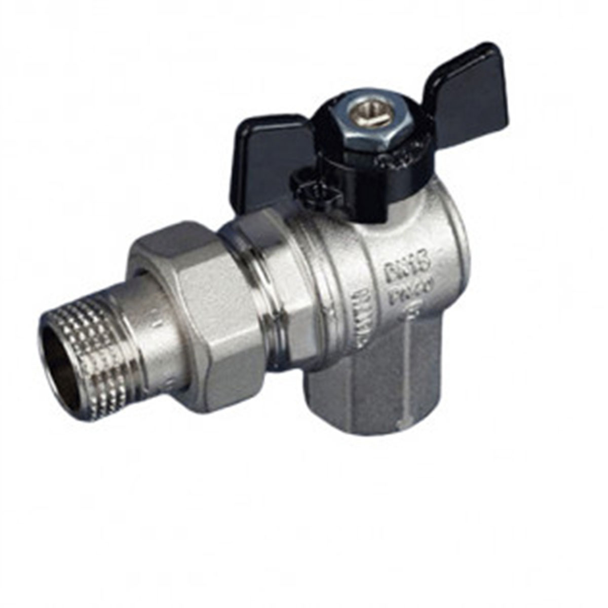 Кран шаровой угловой с американкой Сантехника-Флекси Giatti диаметр 3/4 ...