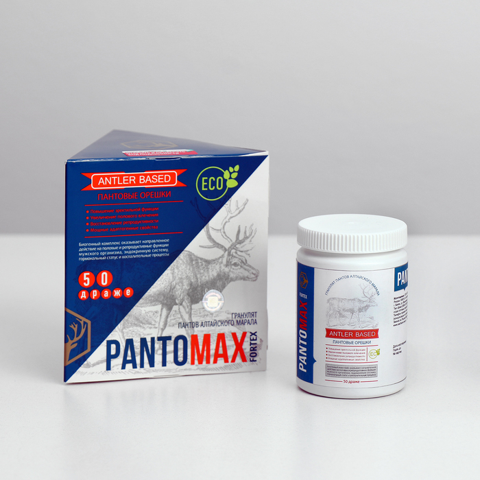 Натуральный биогенный комплекс Pantomax fortex для мужского здоровья ...