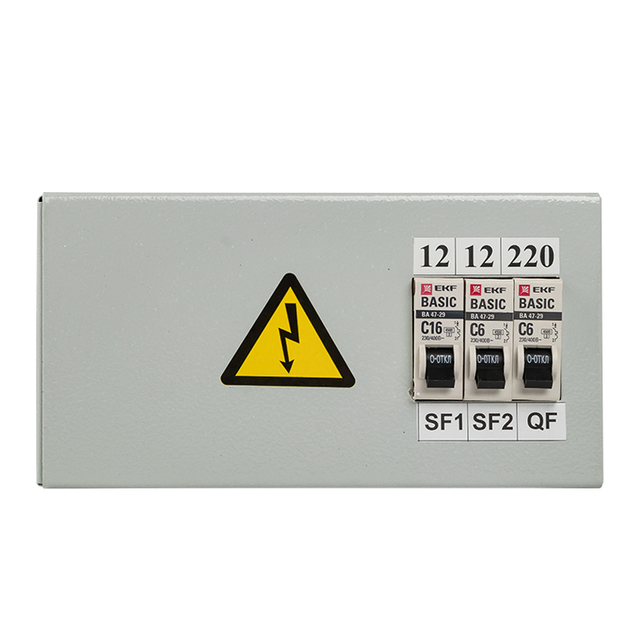 Ящик с понижающим трансформатором ЯТП 0,25кВА 220/12В (3 автомата) EKF ...