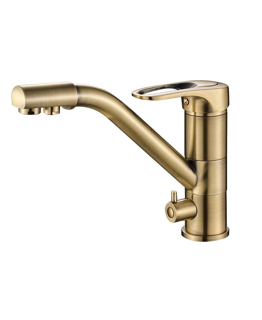 Смеситель ZorG SH 321 BRONZE Латунь С краном для питьевой воды - купить ...