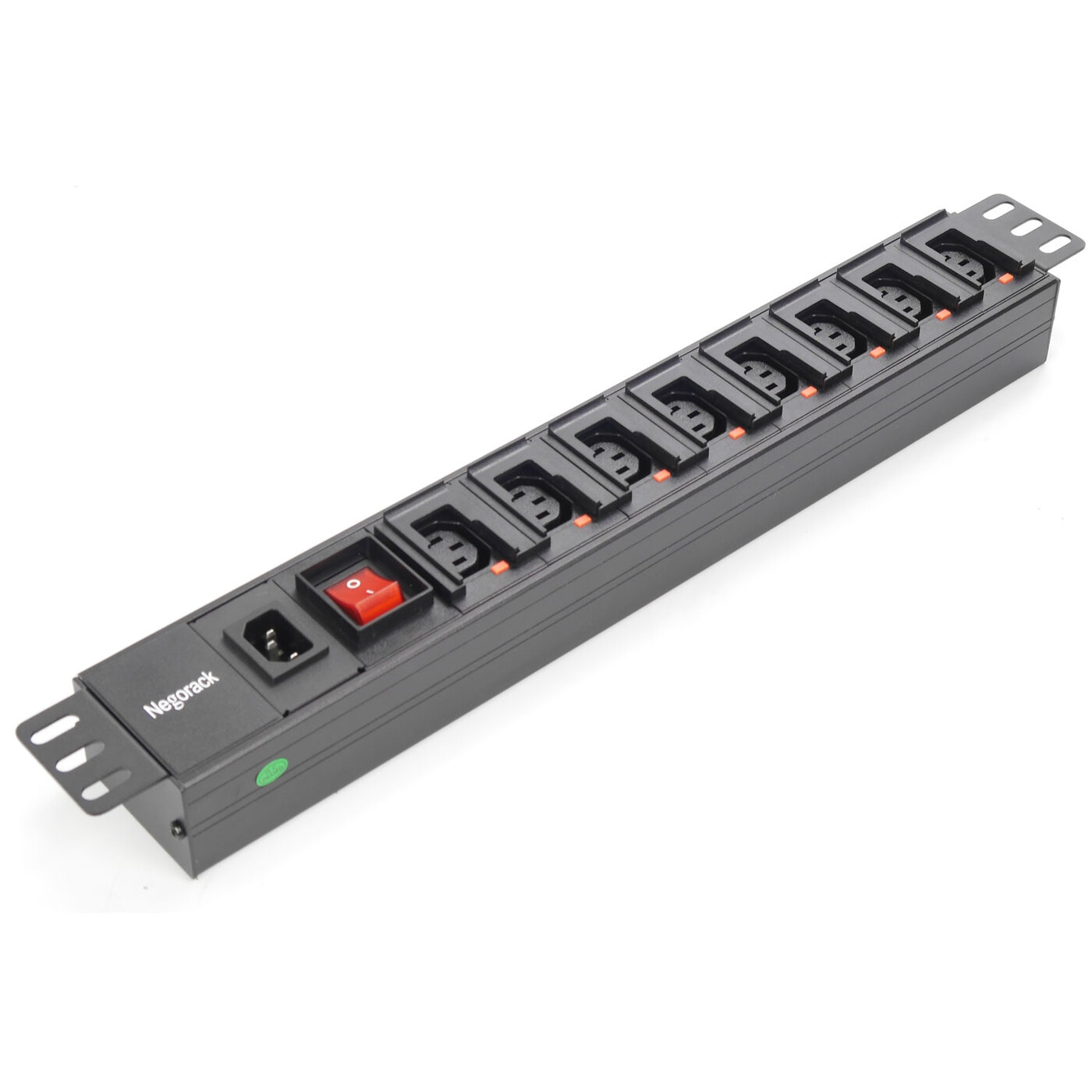Блок силовых розеток в стойку 19" NR-PDU8C13-SW-L, 8 розеток C13 с ...