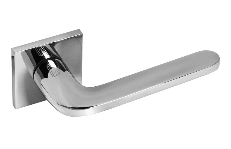 Ручка дверная межкомнатная на квадратной накладке Palidore A521PC Хром ...