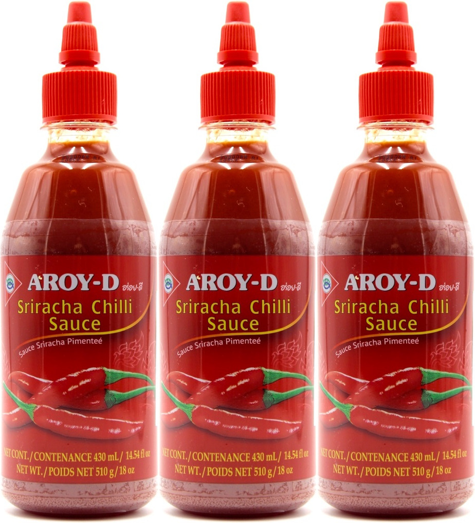 Соус Aroy-D Sriracha чили 510 г, набор: 3 штуки - купить с доставкой по ...