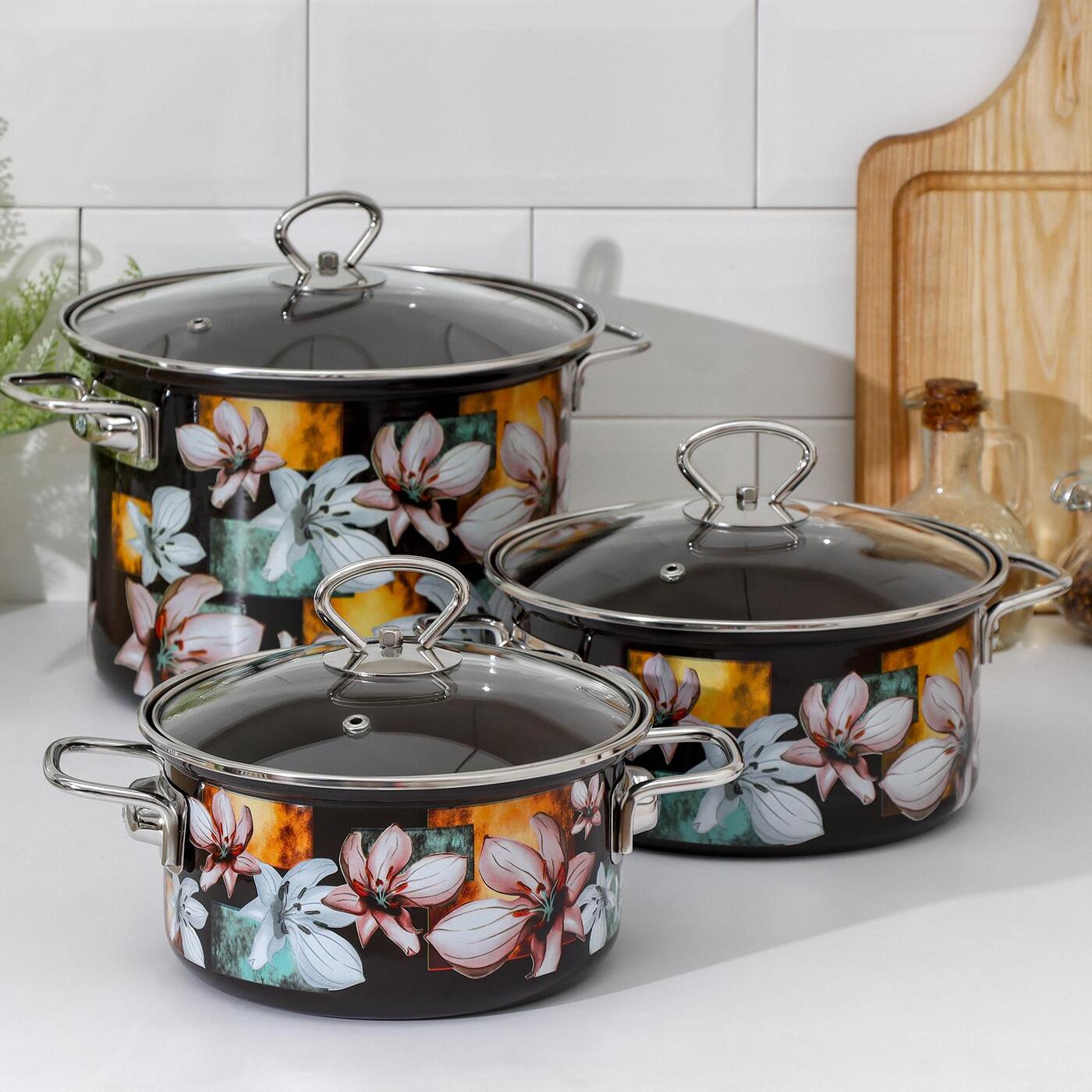 Набор посуды кмз белый мрамор-1 элит. Современная посуда. Наборы кастрюль для кухни. Наборы эмалированной посуды метрот. Форма для запекания керамическая квадратная.