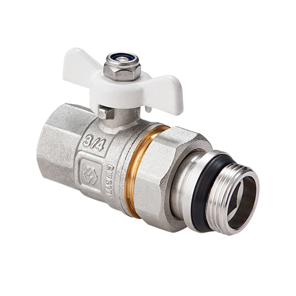 Кран шаровый полнопроходной прямой с полусгоном с самоуплотняющимся ...