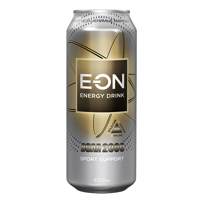 Eon энергетик вкусы. Eon BCAA 2000 Энергетик. Энергетический напиток e-on Sport support 0,45л ж/б. Напиток энергетический e-on BCAA 2000 Sport support 0,45мл.