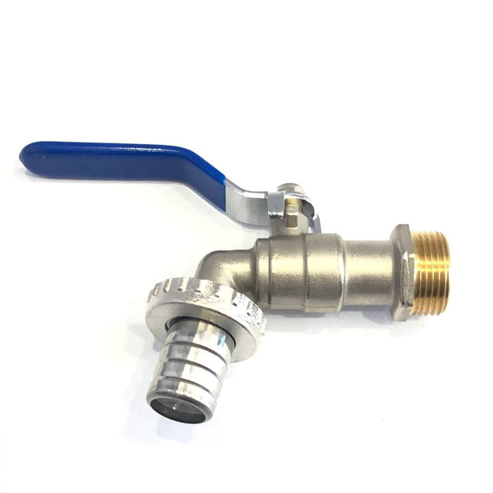 Садовый кран шаровый со штуцером TIM 3/4\" наружная резьба - купить по ...