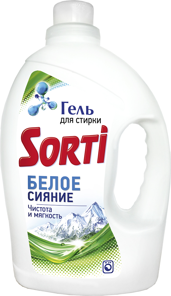 Гель для стирки Sorti Белое сияние 3 л. — купить в интернет-магазине ...