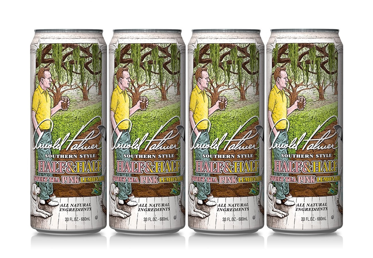 Холодный чай AriZona Arnold Palmer Half Sweet Tea & Half Pink Lemonade