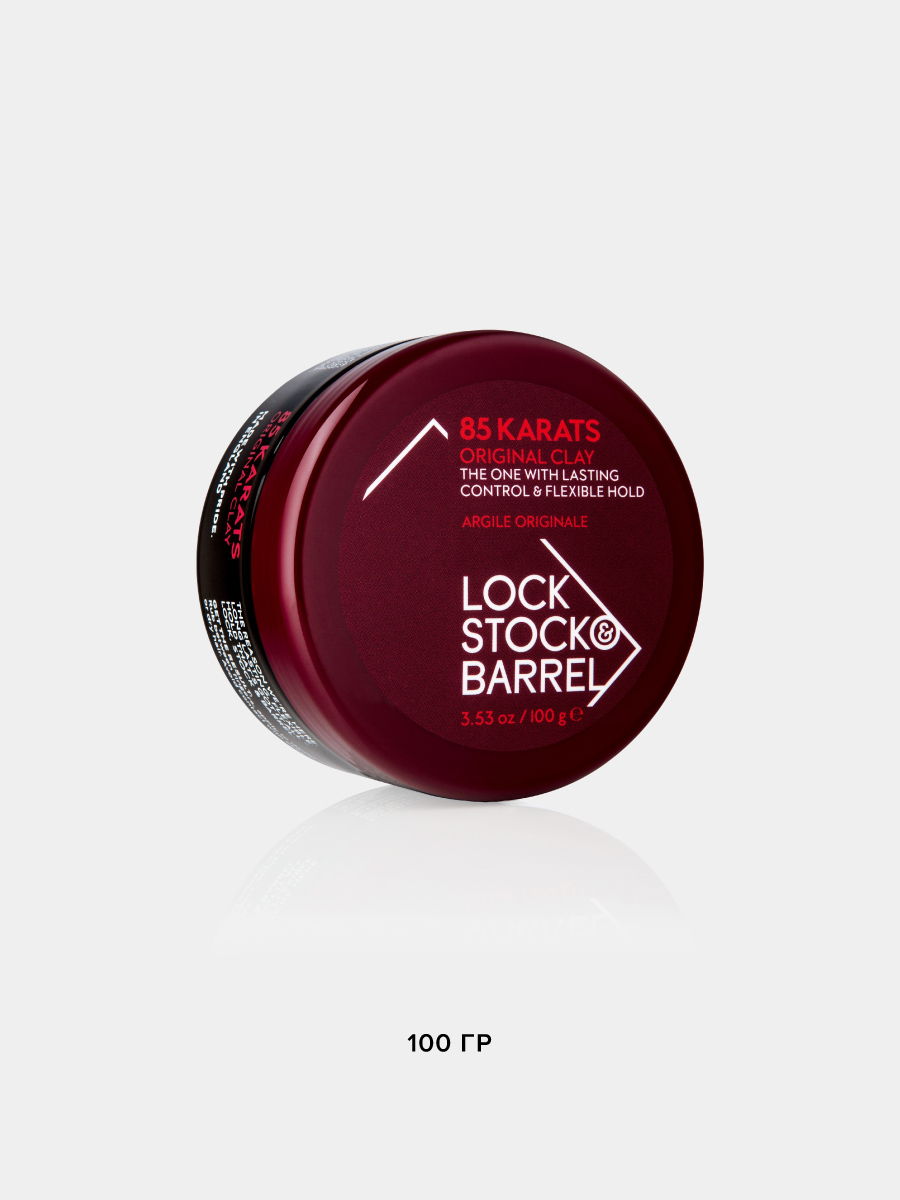 Lock Stock & Barrel Глина для волос мужская 85 карат 85 Karats Shaping ...