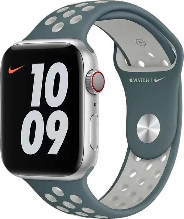 silver nike watch