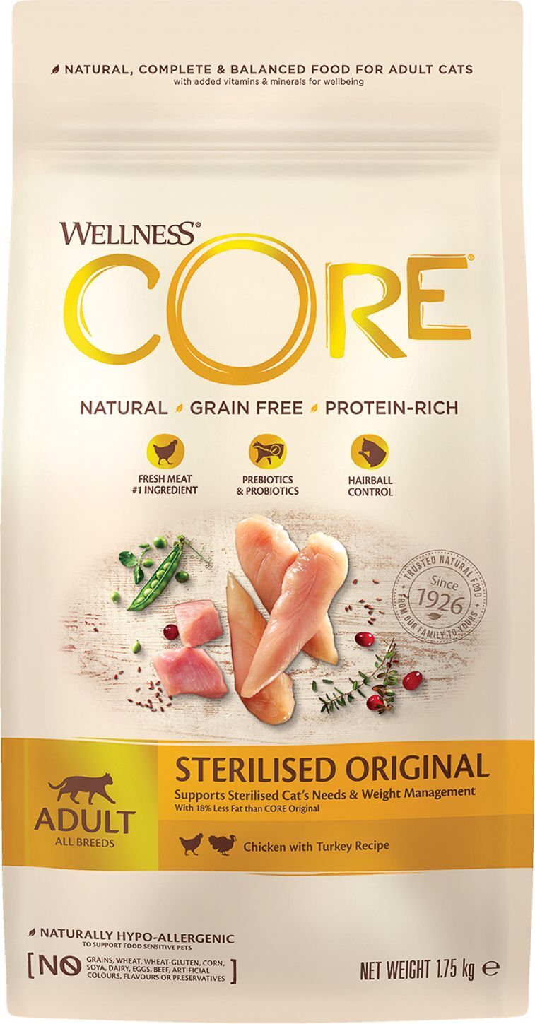 wellness core sterilised