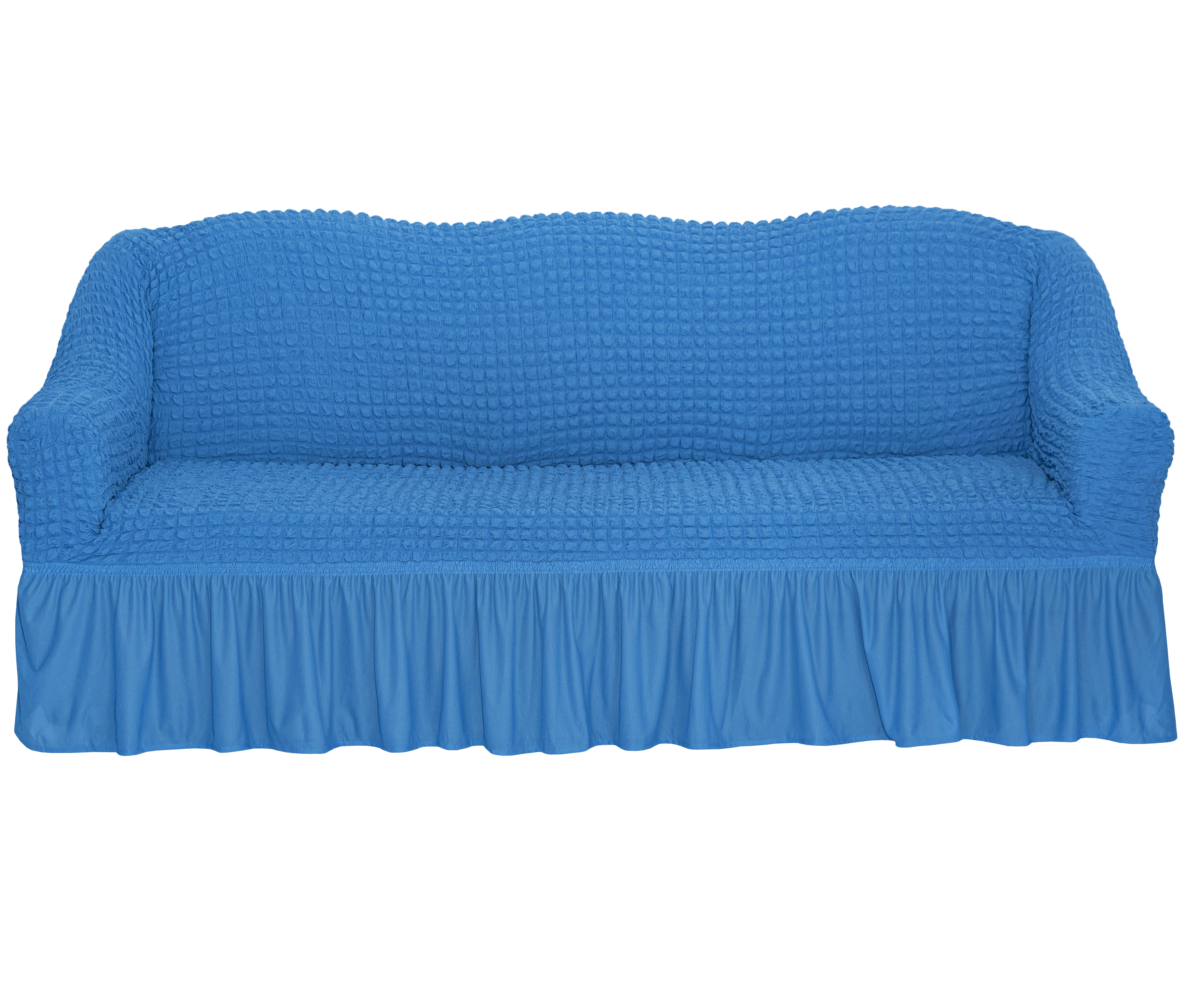Чехол на диван синий