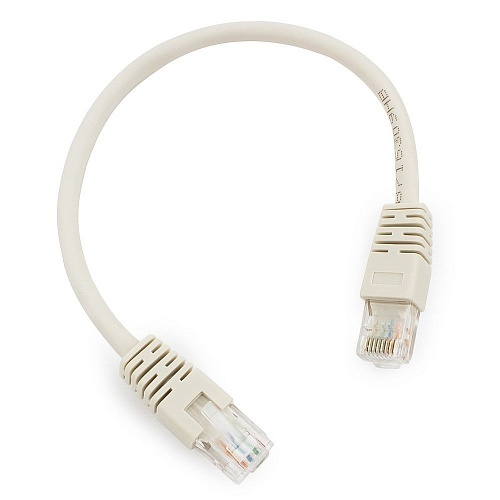 Cablexpert Кабель для интернет-соединения RJ-45/RJ-45, 0.25 м, серый