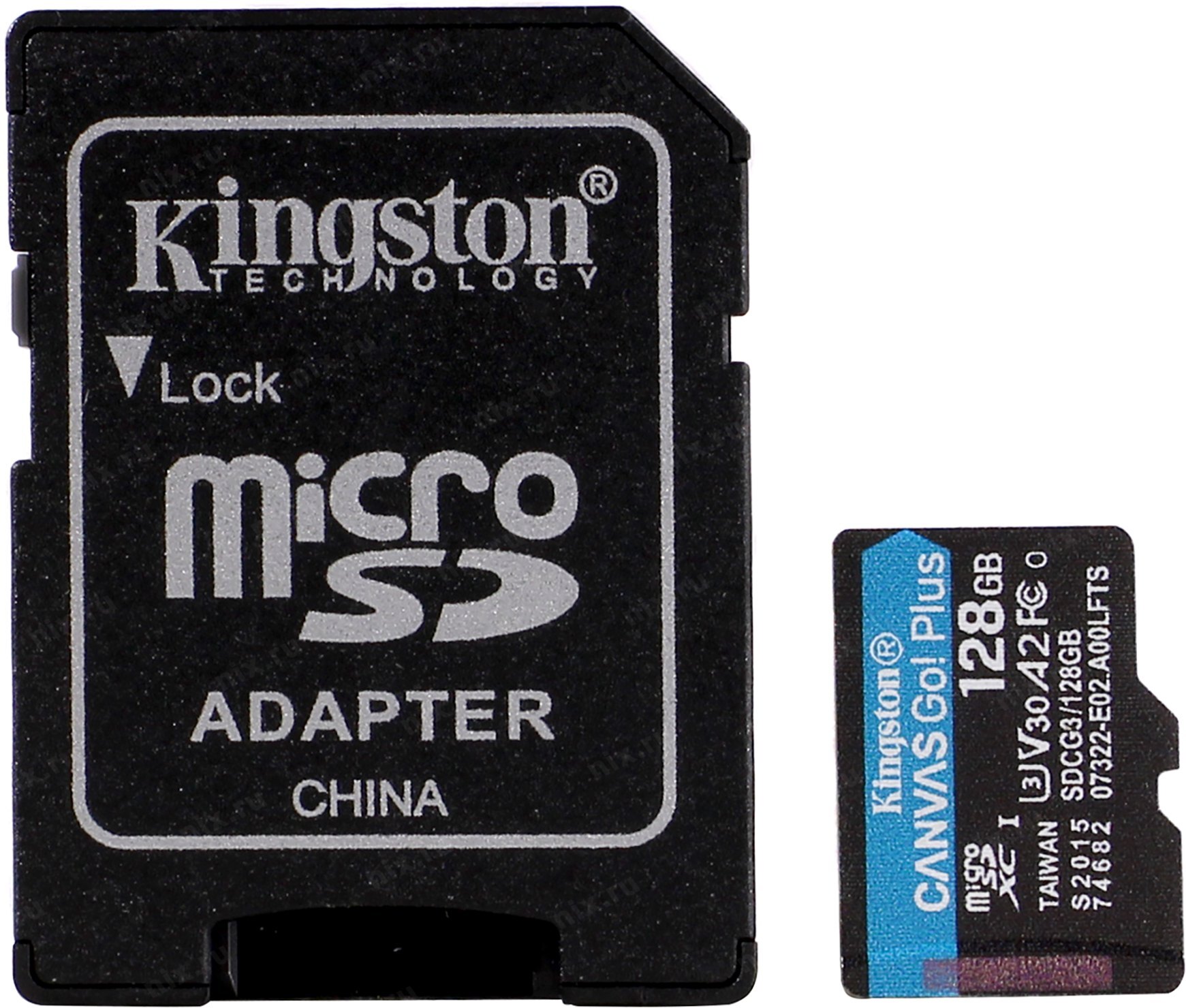 Карта памяти microsdxc kingston canvas go plus 128 гб sdcg3 128gb