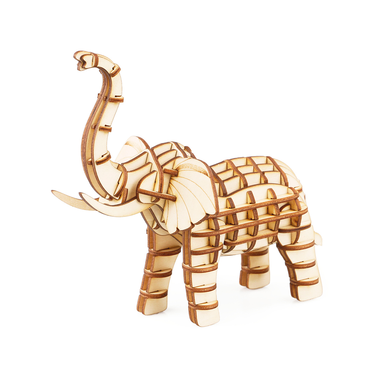 Robotime слон Elephant Деревянный 3D-конструктор — купить в интернет ...
