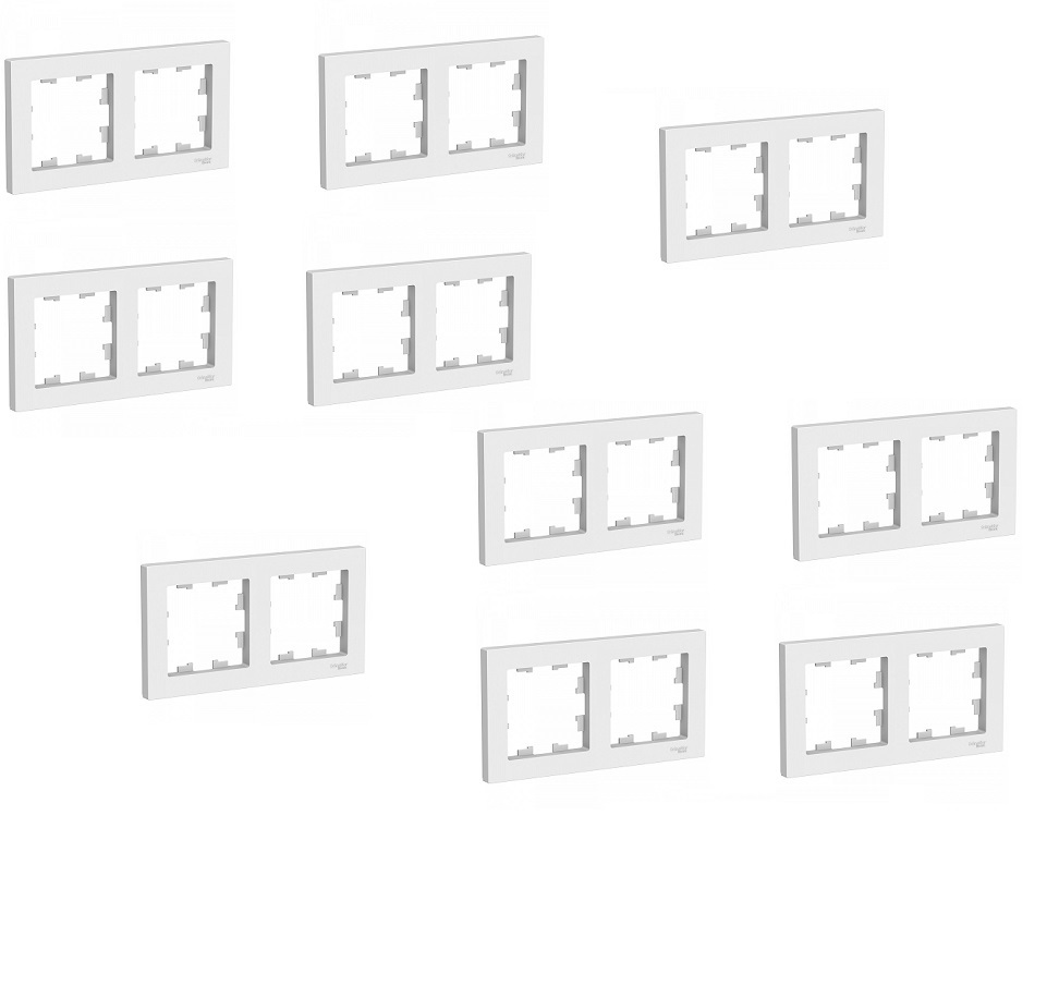 рамка атлас дизайн белая