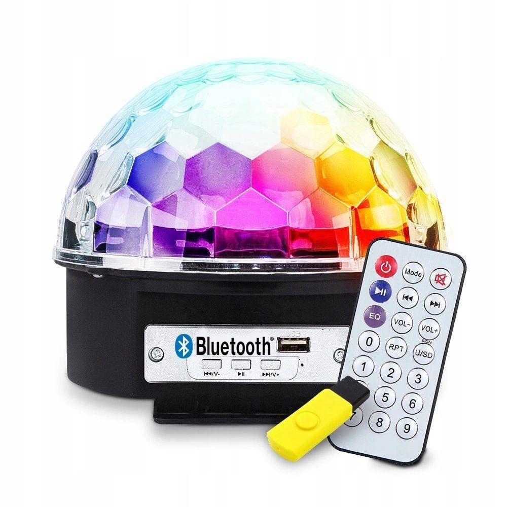 Диско-шар LED светодиодный Magic Ball Light с MP3-плеером, ПДУ и Bluetooth