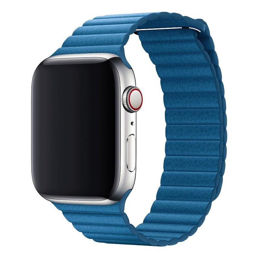 Apple watch синий ремешок. Кожаный ремешок эпл вотч. Ремешок для Apple watch 44mm. Кожаные ремешки для Эппл вотч 42 мм. Karmaso ремешок для Apple Watсh 38 мм кожаный красный.