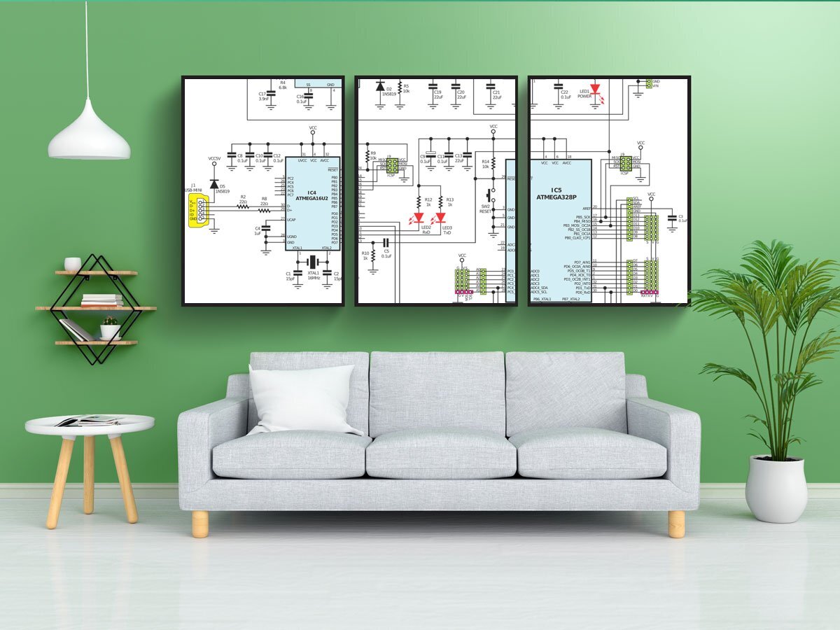 Схема постеров