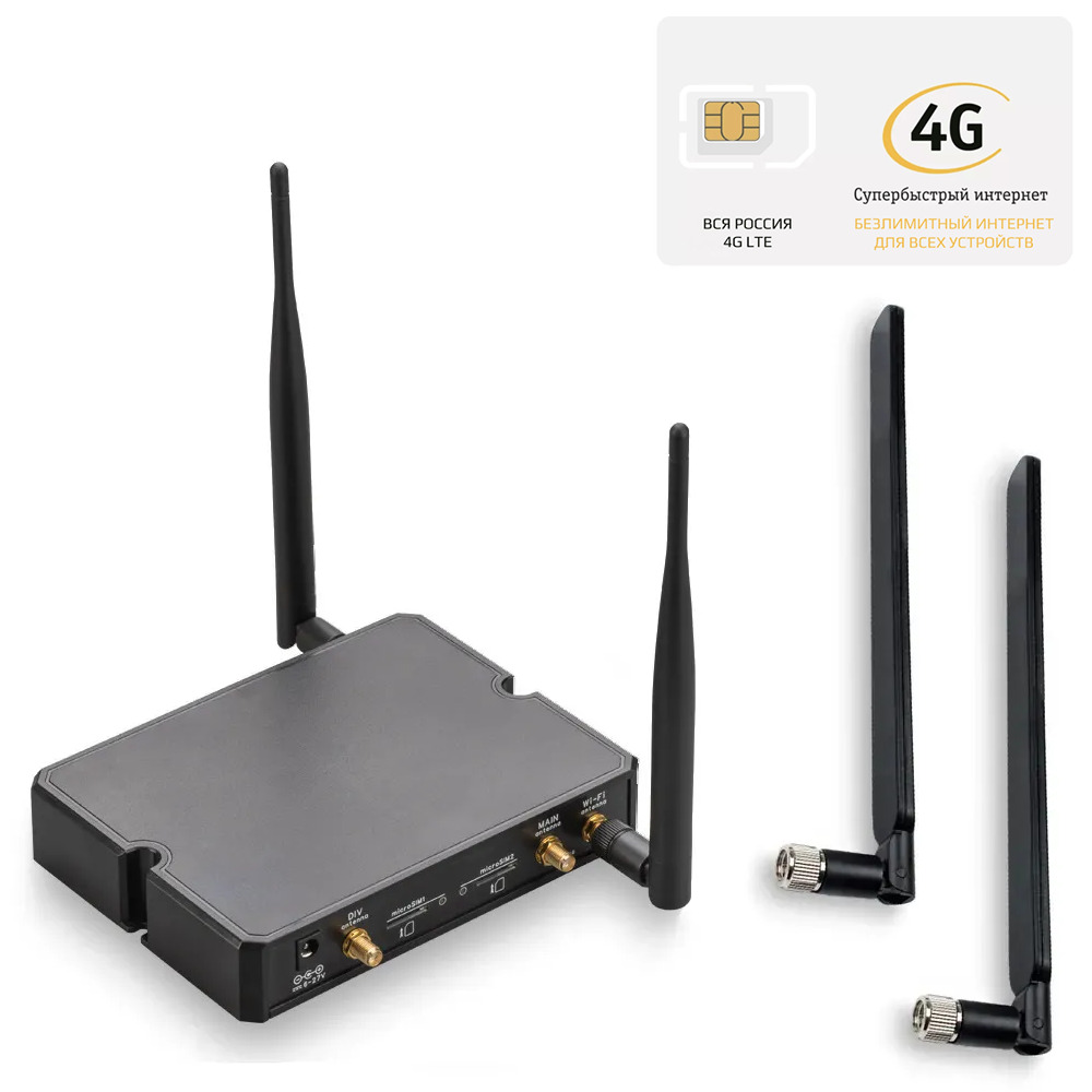 Wi-Fi роутер Крокс Rt-Cse m4 со встроенным 4G модемом Quectel LTE cat.4 ...