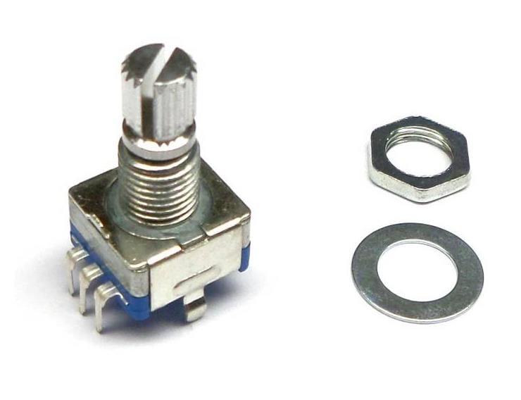 ЭнкодерEC1101SEB1шток15ммснакаткойнажимной5pin