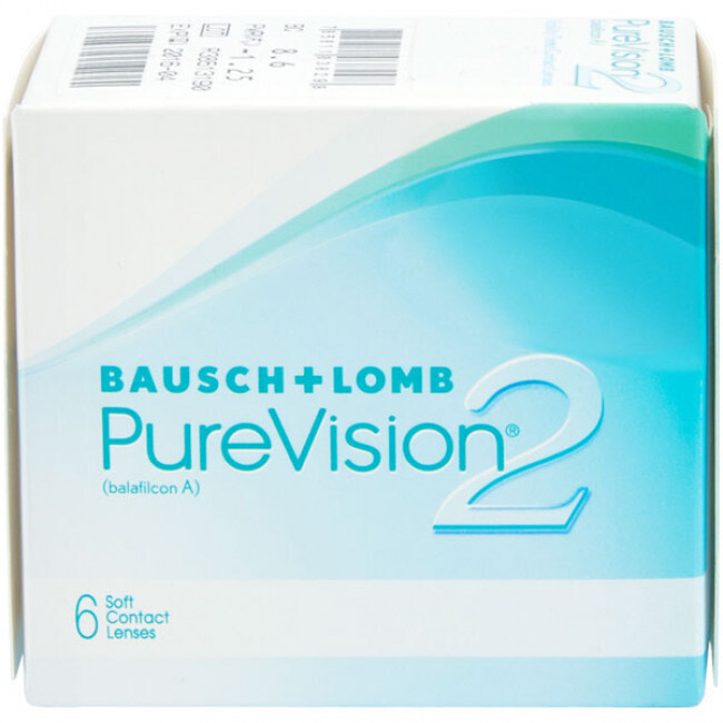 Bausch + LombКонтактные линзыPure Vision 2, 6 шт., -4.50 / 8.6 1 месяц Pure ...