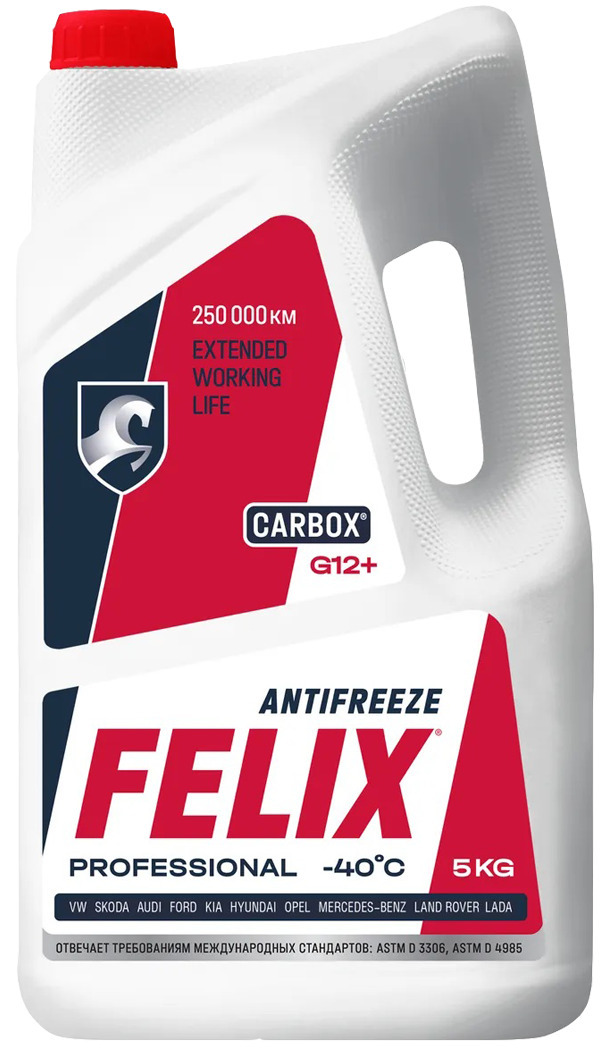 Антифриз FELIX Carbox G12+, -40C, 5кг