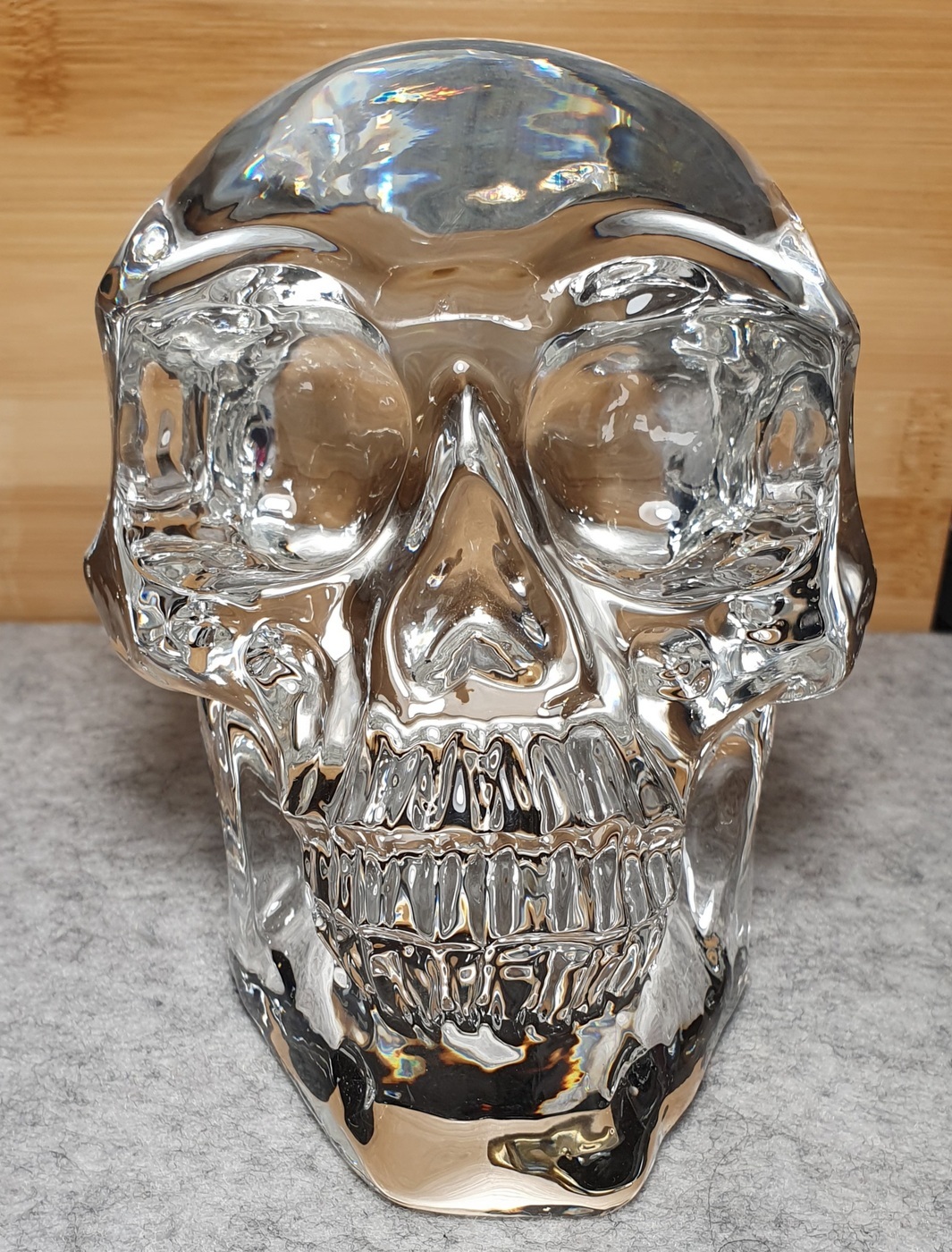 Хрустальный череп литой декоративный Crystal Skull - купить с доставкой по  выгодным ценам в интернет-магазине OZON (271943371)