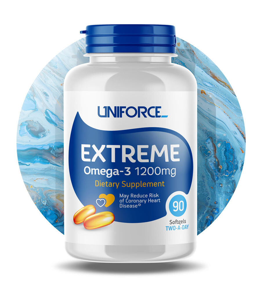 Омега 3 Uniforce "Extreme Omega-3 1200 mg" 120 капс — купить в интернет ...