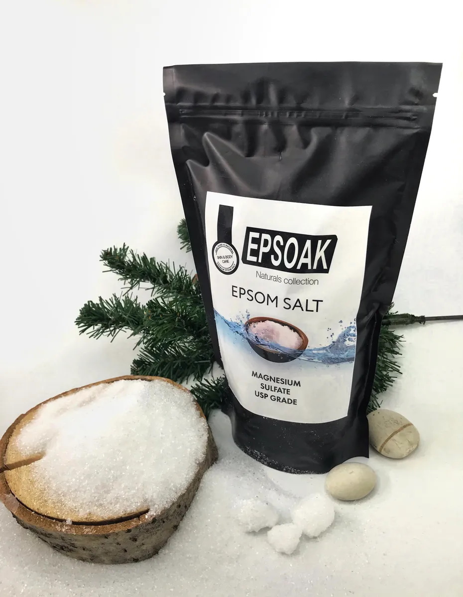 Английская соль для ванн (Эпсом) "EPSOAK" Naturals collection 1500 гр ...