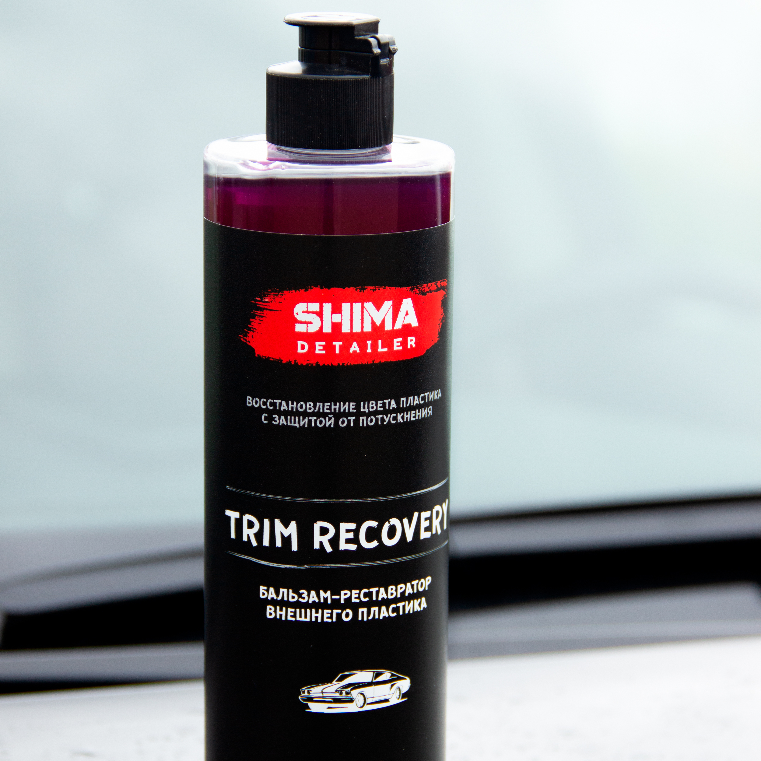 Shima Detailer реставратор пластика. Trim Recovery Shima бальзам реставратор. Реставратор пластика трим Рековер. Бальзам-реставратор внешнего пластика Shima Detailer Trim Recovery 0.5л.