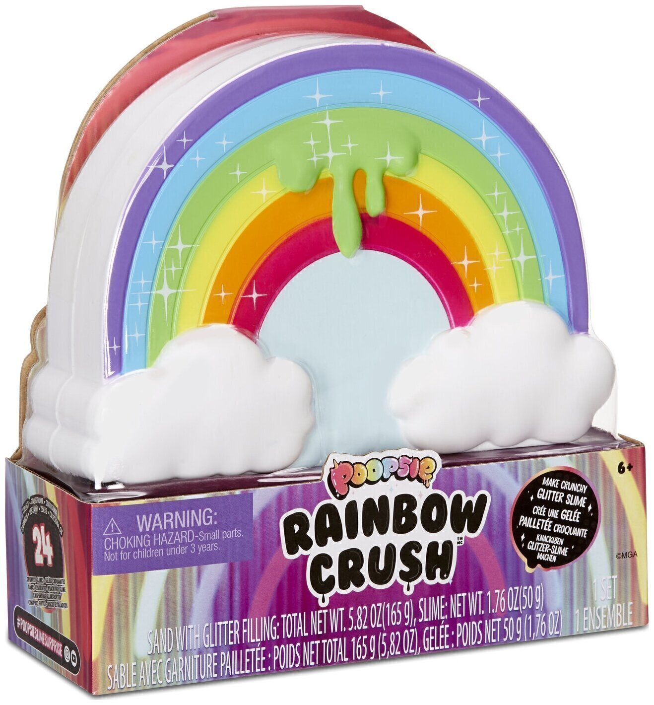 Слайм Poopsie Surprise Cлайм Радуга Rainbow Crush, 563877 — купить в ...