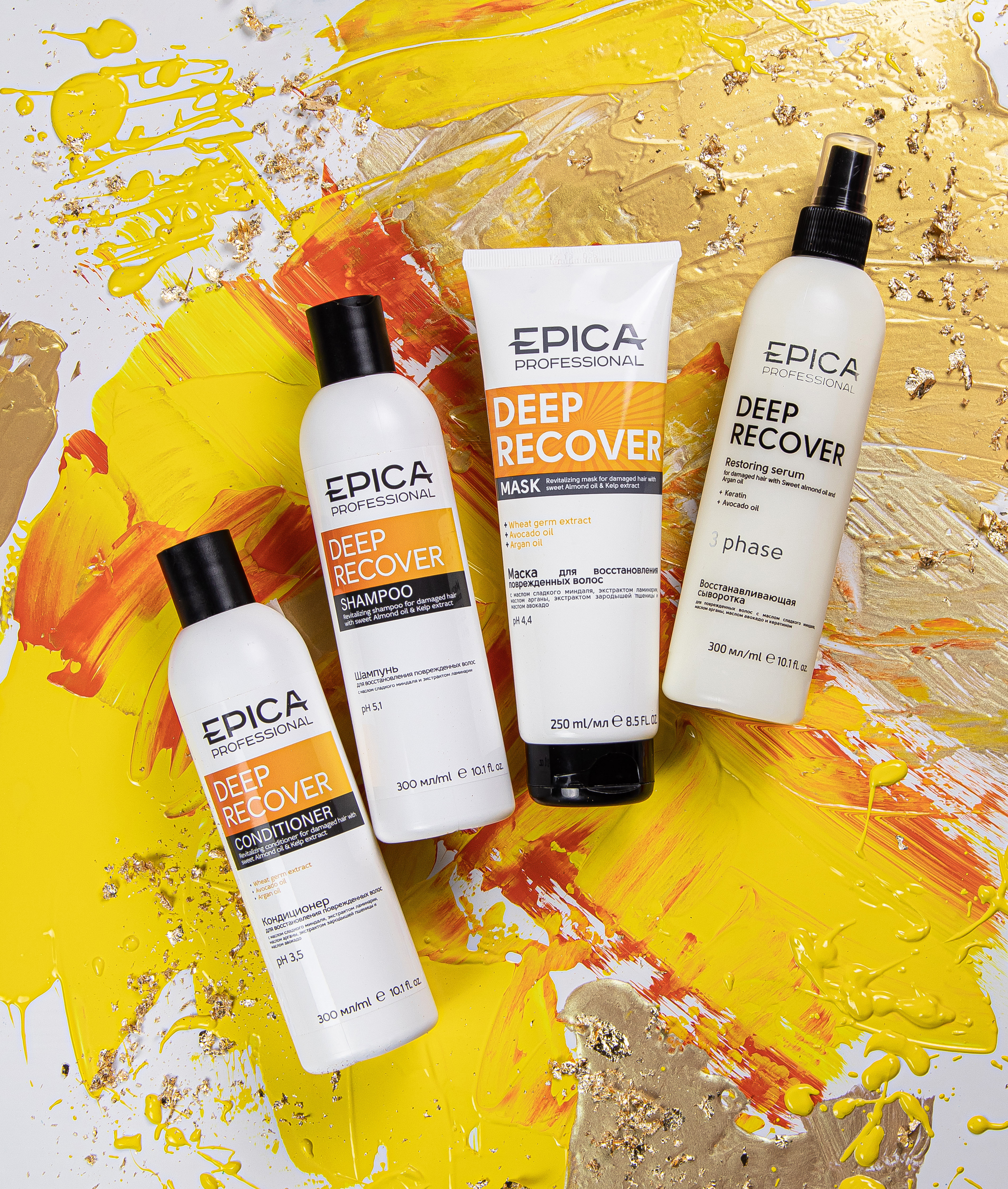 Профессиональная продукция. Эпика косметика для волос. Epica Deep recover. Epica professional COLORSHADE 8.26.