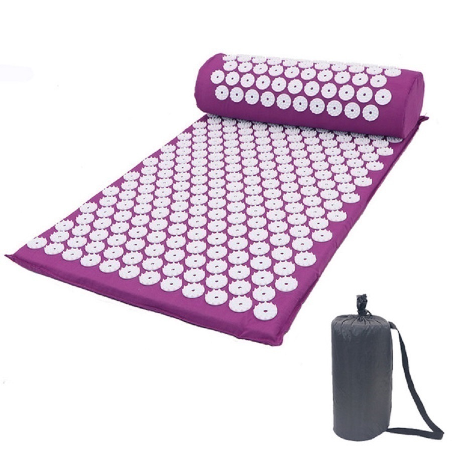 Коврик для массажа спины. Акупунктурный массажный коврик Acupressure mat. Акупунктурный массажный комплект из коврика и валика Acupressure mat. Массажный коврик Robotic massage АЛИЭКСПРЕСС.