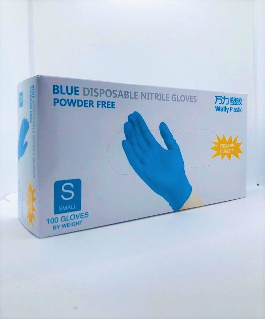 nitrile gloves plastic